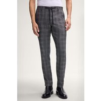 Business-Joggpants Sake in Schwarz kariert von Joop!