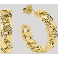 Creolen mit Zirkonia in Gold von Joop!