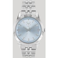 Damen-Armbanduhr in Silber/Blau von Joop!