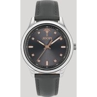 Damen-Armbanduhr in Silber/Dunkelgrau von Joop!
