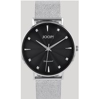 Damen-Armbanduhr mit Diamanten in Silber von Joop!