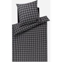 Flanell-Bettwäsche JOOP! SOFT CHECKS in Anthrazit von Joop!