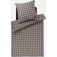 Flanell-Bettwäsche JOOP! SOFT CHECKS in Braun von Joop!
