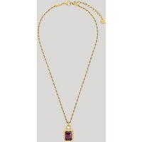 Halskette mit Anhänger in Gold/Lila von Joop!