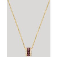 Halskette mit Zirkonia-Anhänger in Gold von Joop!