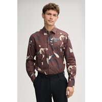 Hemd Matty in Bordeaux/Beige gemustert von Joop!