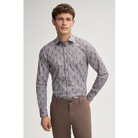 Hemd Pit in Weiß/Taupe gemustert von Joop!
