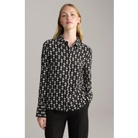 Hemdbluse in Schwarz gemustert von Joop!