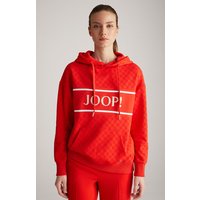 Hoodie in Rot gemustert von Joop!