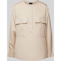 JOOP! Bluse mit Brustpattentaschen in Beige, Größe 42 von Joop!