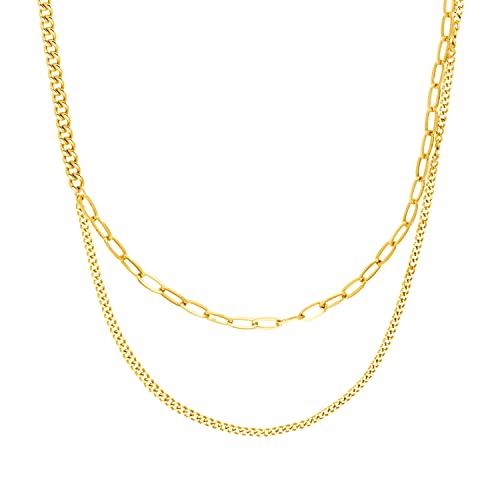 JOOP! Halskette Edelstahl Damen Halsschmuck, 90 cm, Gold, Kommt in Schmuck Geschenk Box, 2031015 von Joop!