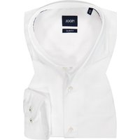 JOOP! Herren Hemd weiß Baumwoll-Stretch Slim Fit von Joop!