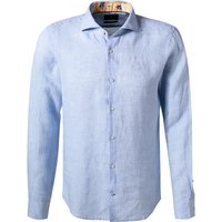 JOOP! Herren Hemd blau Leinen meliert Slim Fit von Joop!