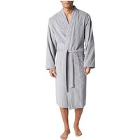 JOOP! Herren Bademantel Grau Baumwoll-Frottee unifarben von Joop!