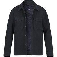 JOOP! Herren Overshirt blau Ziegenvelours unifarben von Joop!