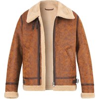JOOP! Herren Jacke braun Lederimitat unifarben von Joop!
