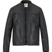 JOOP! Herren Lederjacke schwarz unifarben von Joop!