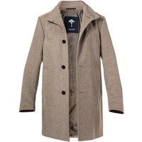 JOOP! Herren Mantel beige Wolle unifarben von Joop!