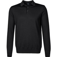JOOP! Herren Pullover schwarz Merinowolle unifarben von Joop!