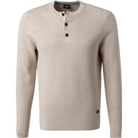 JOOP! Herren Pullover beige Baumwolle unifarben von Joop!