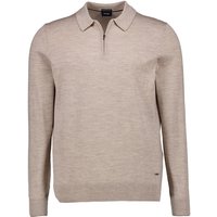 JOOP! Herren Troyer beige Merinowolle unifarben von Joop!