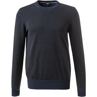 JOOP! Herren Pullover blau Baumwolle unifarben von Joop!