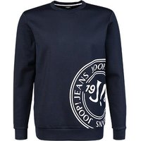 JOOP! Herren Pullover blau Mikrofaser Logo und Motiv von Joop!