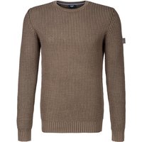 JOOP! Herren Pullover braun Baumwolle unifarben von Joop!