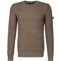 JOOP! Herren Pullover braun Baumwolle unifarben von Joop!