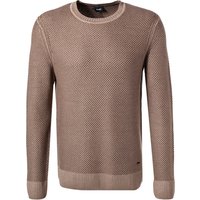 JOOP! Herren Pullover braun Merinowolle unifarben von Joop!