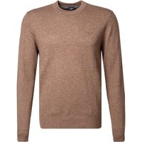 JOOP! Herren Pullover braun Schurwolle unifarben von Joop!