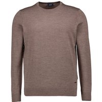JOOP! Herren Pullover braun Merinowolle unifarben von Joop!