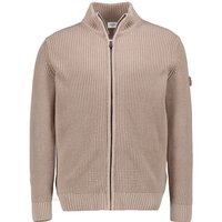 JOOP! Herren Cardigan braun Baumwolle unifarben von Joop!