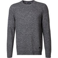 JOOP! Herren Pullover grau Wolle unifarben von Joop!