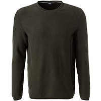 JOOP! Herren Pullover grün Baumwolle unifarben von Joop!