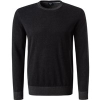 JOOP! Herren Pullover schwarz Baumwolle unifarben von Joop!