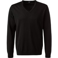 JOOP! Herren Pullover schwarz Merinowolle unifarben von Joop!