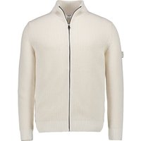JOOP! Herren Cardigan weiß Baumwolle unifarben von Joop!