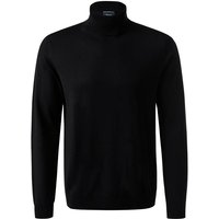 JOOP! Herren Rollkragenpullover schwarz Merinowolle unifarben von Joop!