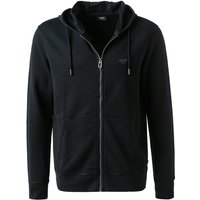 JOOP! Herren Sweatjacke schwarz Baumwolle unifarben von Joop!