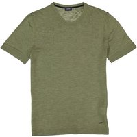 JOOP! Herren T-Shirt grün Baumwolle-Leinen von Joop!