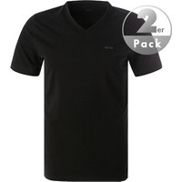 JOOP! Herren T-Shirts schwarz Baumwolle unifarben von Joop!