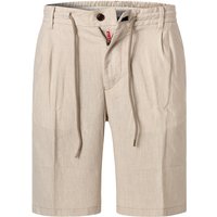 JOOP! Herren Shorts beige Baumwolle-Leinen meliert von Joop!