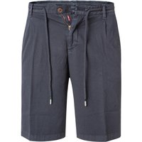 JOOP! Herren Shorts blau Baumwolle-Leinen von Joop!