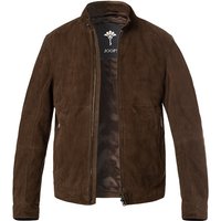 JOOP! Herren Lederjacke braun Ziegenvelours unifarben von Joop!