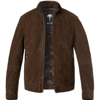 JOOP! Herren Lederjacke braun Ziegenvelours unifarben von Joop!