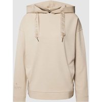 JOOP! Kapuzenhoodie mit kurzem Reißverschluss in Beige, Größe 36 von Joop!