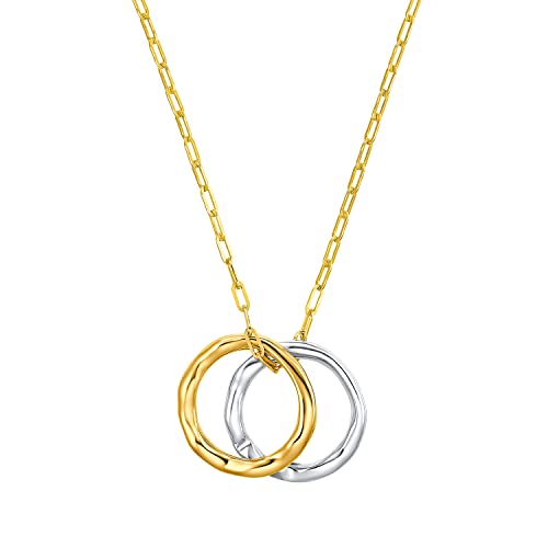 Joop! Kette mit Anhänger 925 Sterling Silber Damen Halsschmuck, 60 cm, Gold, Kommt in Schmuck Geschenk Box, 2033960 von Joop!