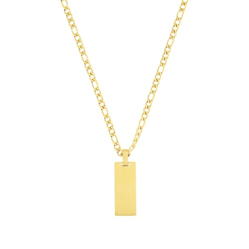 JOOP! Kette mit Anhänger Edelstahl Unisex Damen Herren Halsschmuck, 60 cm, Gold, Kommt in Schmuck Geschenk Box, 2035895 von Joop!