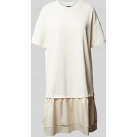 JOOP! Knielanges Kleid mit überschnittenen Schultern Modell 'Tsuki' in Offwhite, Größe 38 von Joop!